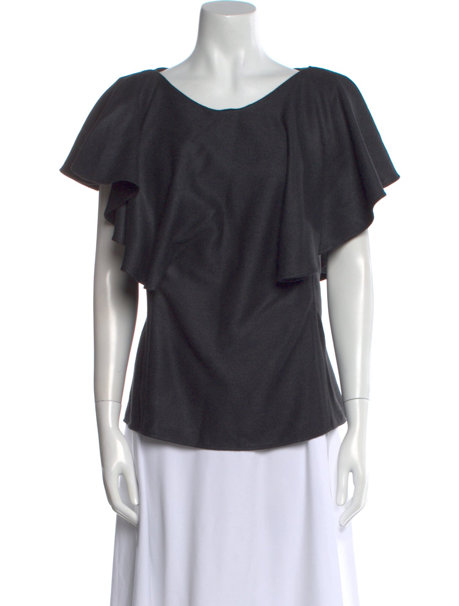 Chloé Silk Scoop Neck Top