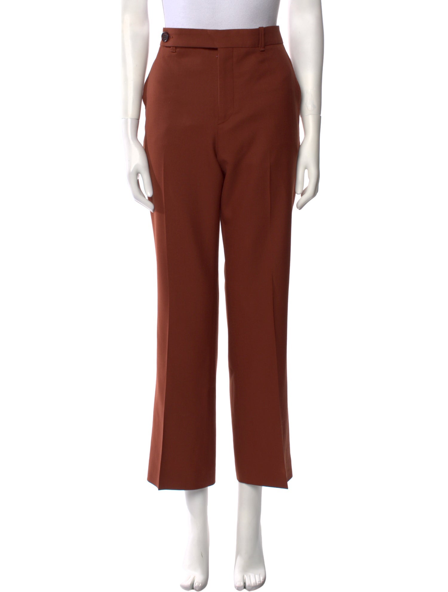 Chloé Virgin Wool Straight Leg Pants