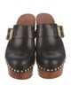 Chloé Leather Studded Accents Mules