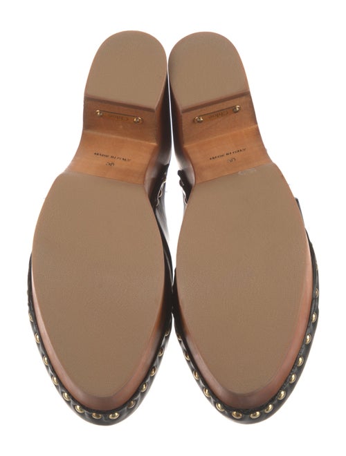 Chloé Leather Studded Accents Mules