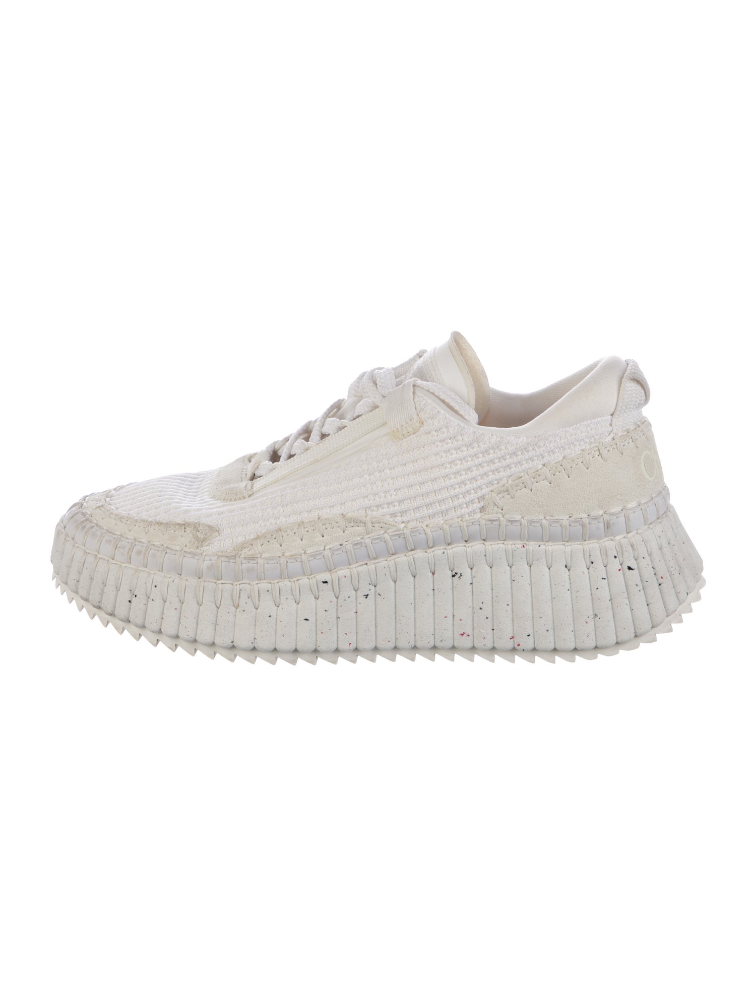 Chloé Whipstitch Trim Sneakers