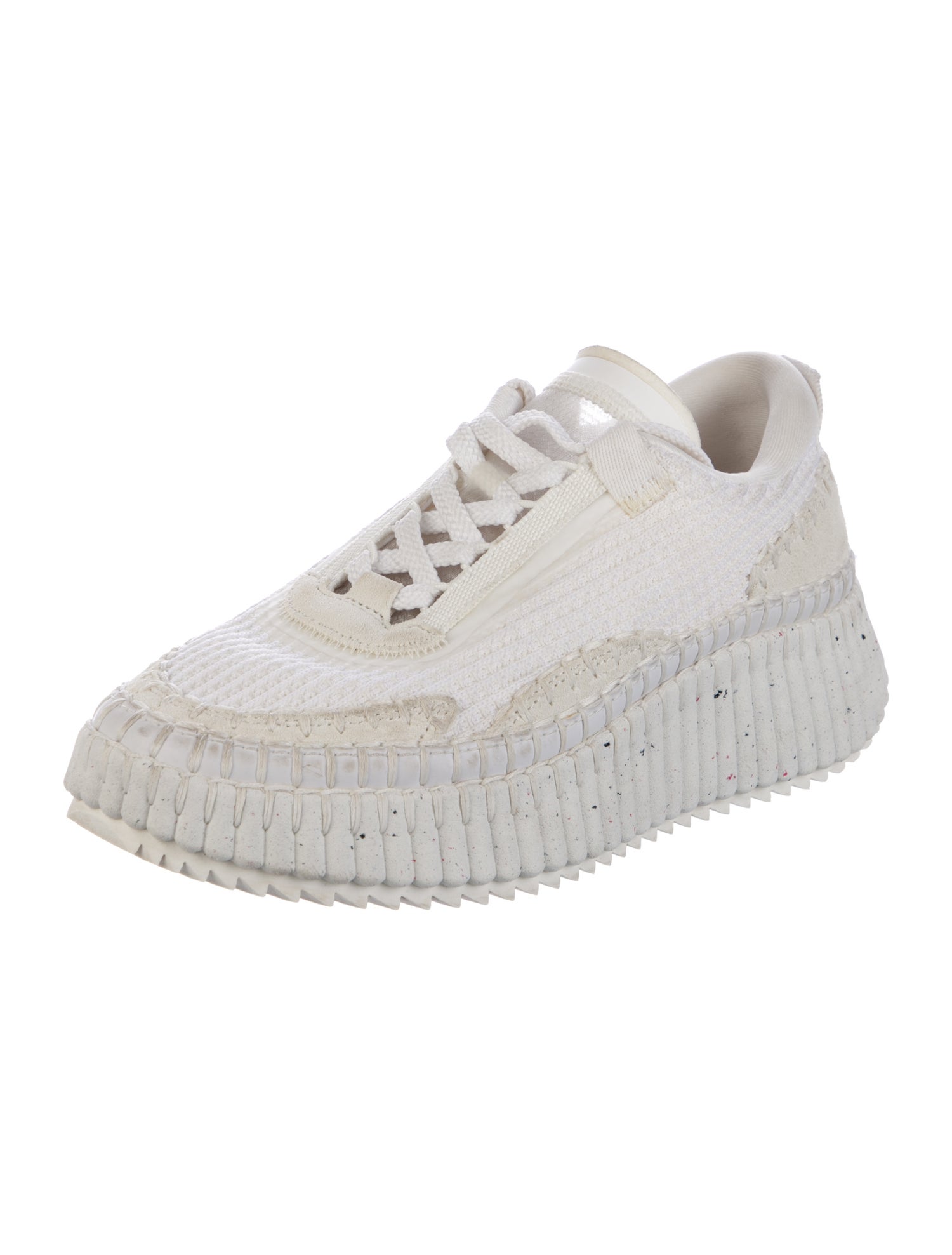 Chloé Whipstitch Trim Sneakers