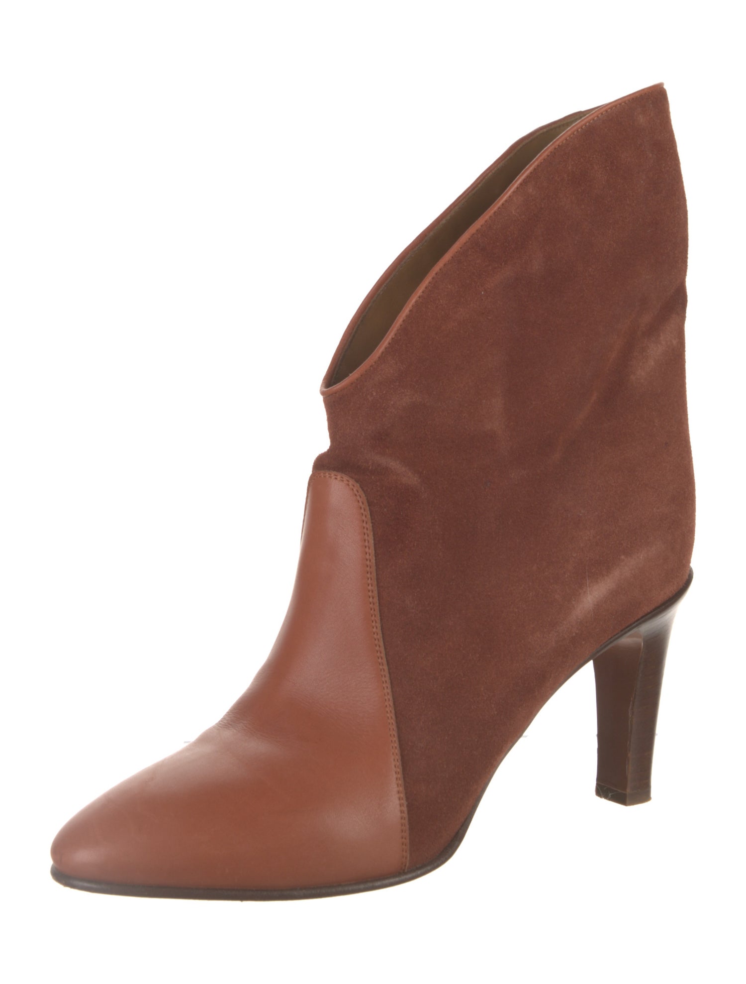 Chloé Suede Western Boots