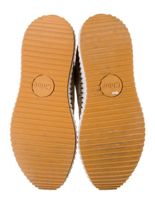 Chloé Mesh Colorblock Pattern Sneakers