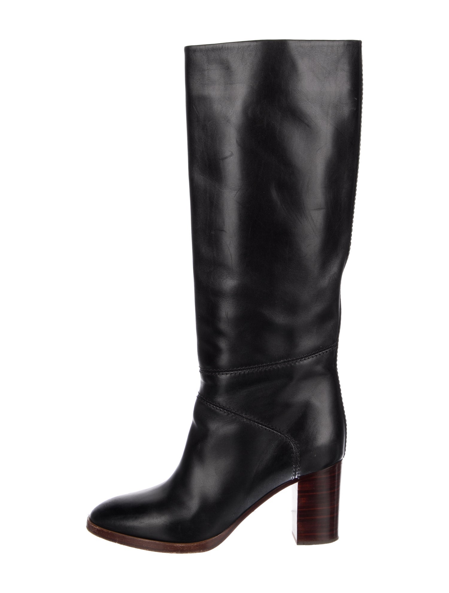 Chloé Leather Riding Boots
