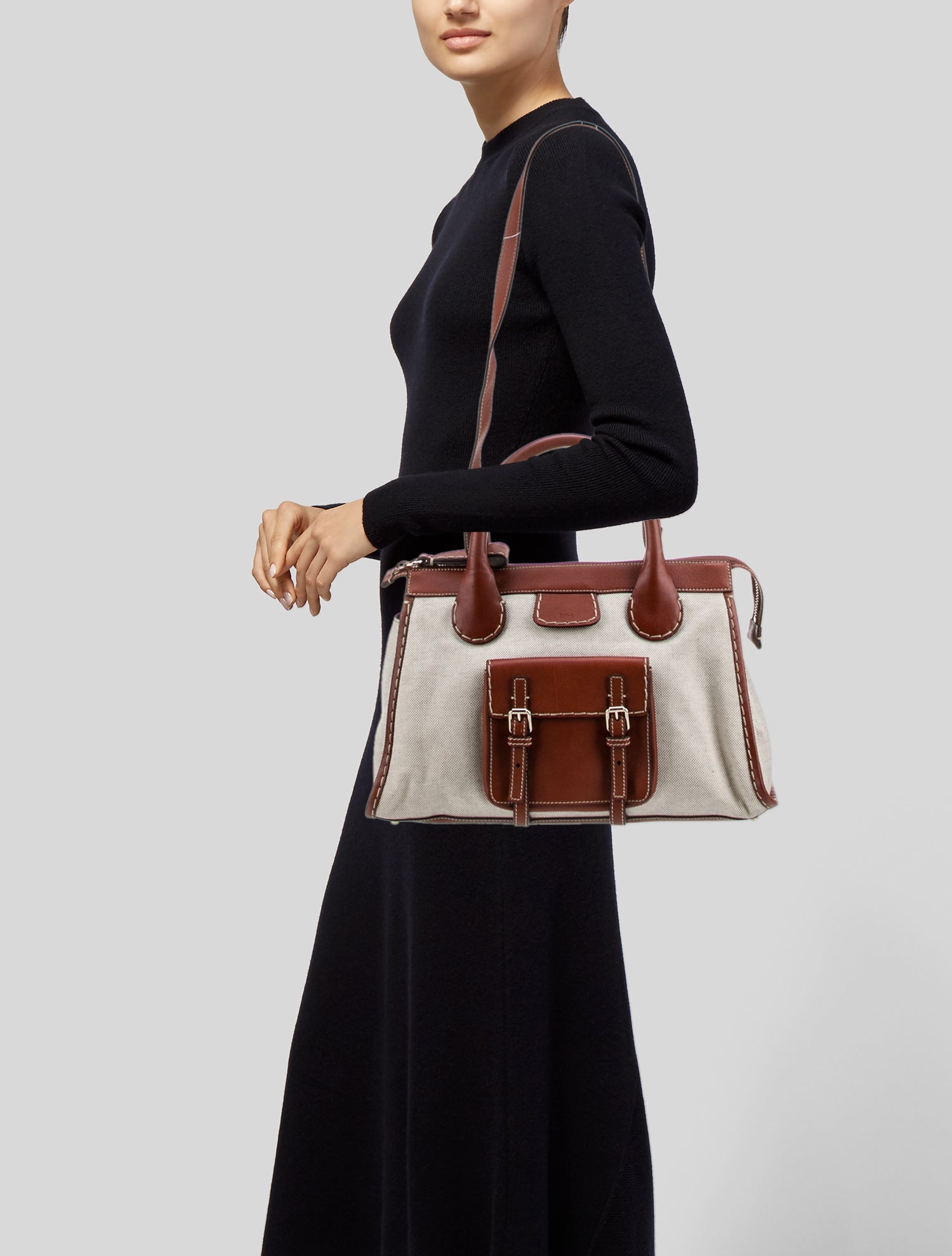 Chloé Leather Edith Tote Medium