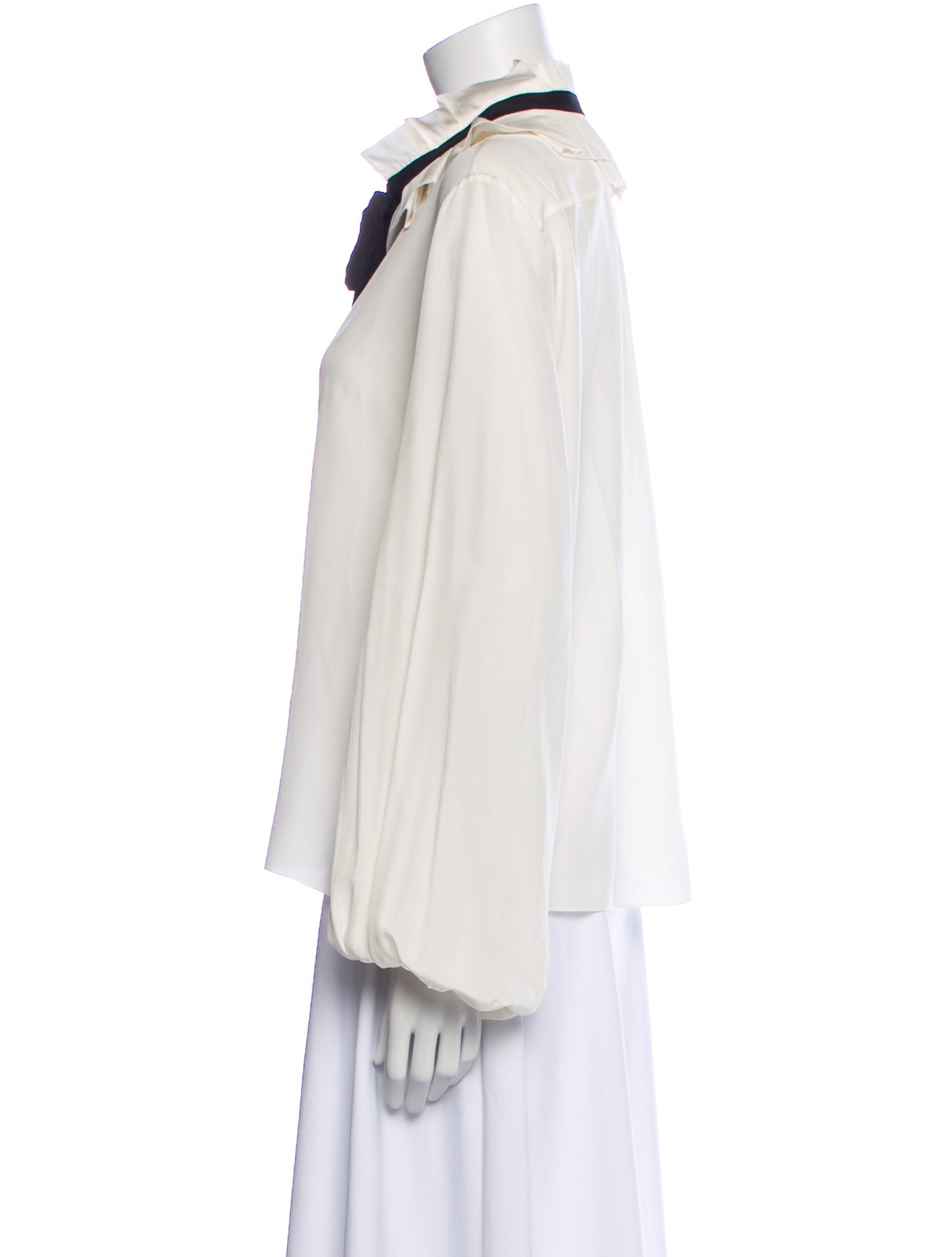 Chloé Silk Long Sleeve Blouse