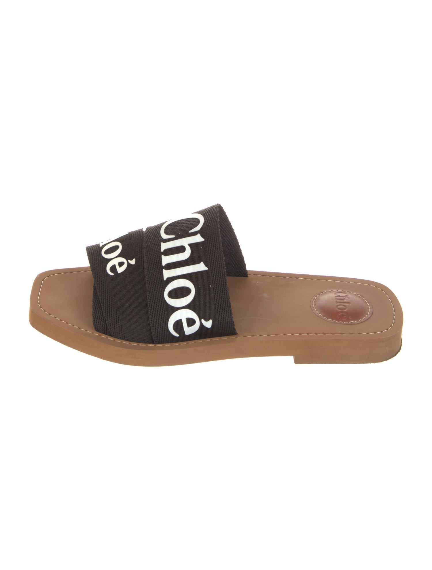 Chloé Woody Printed Slides