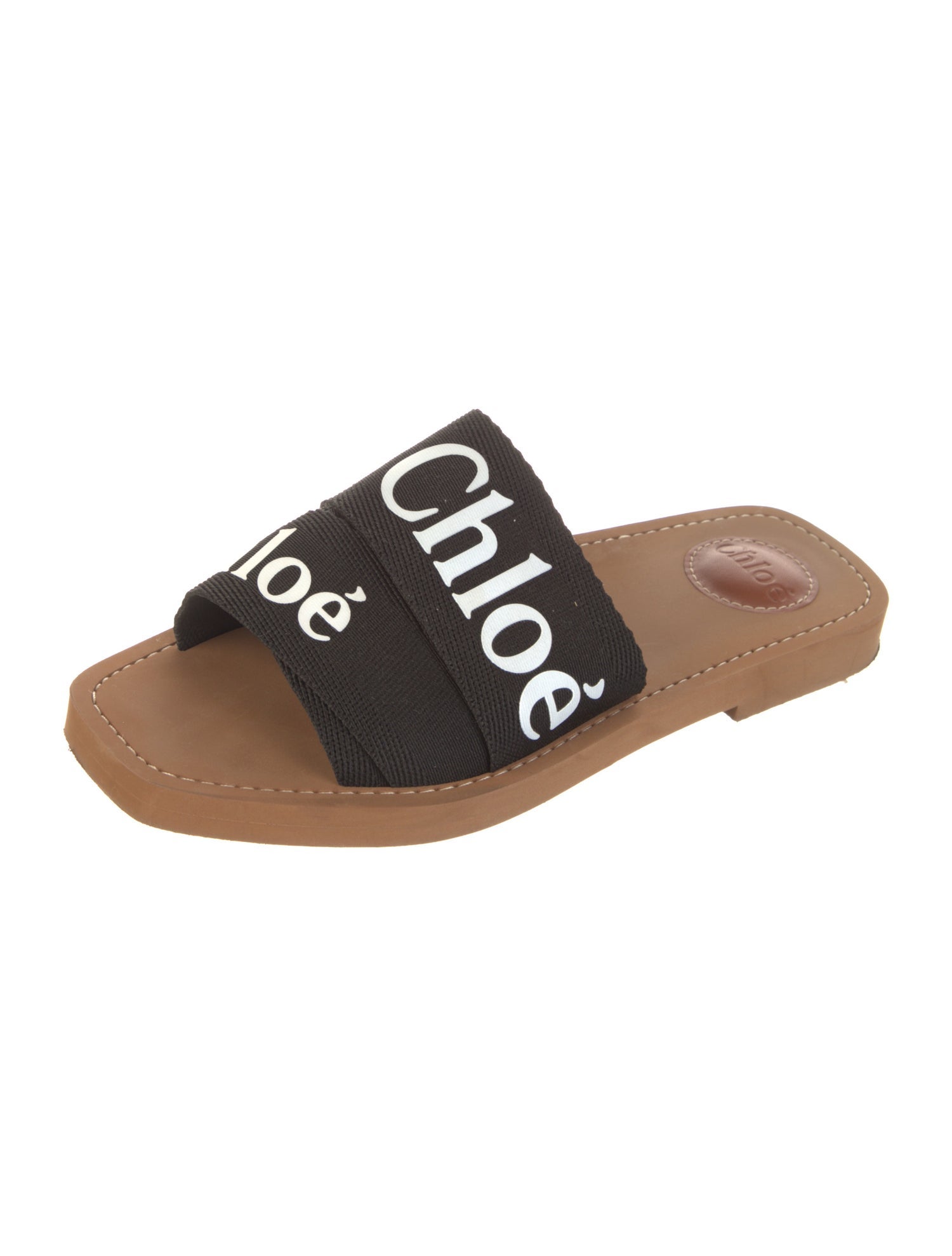Chloé Woody Printed Slides