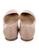 Chloé Leather Scalloped Accent Ballet Flats