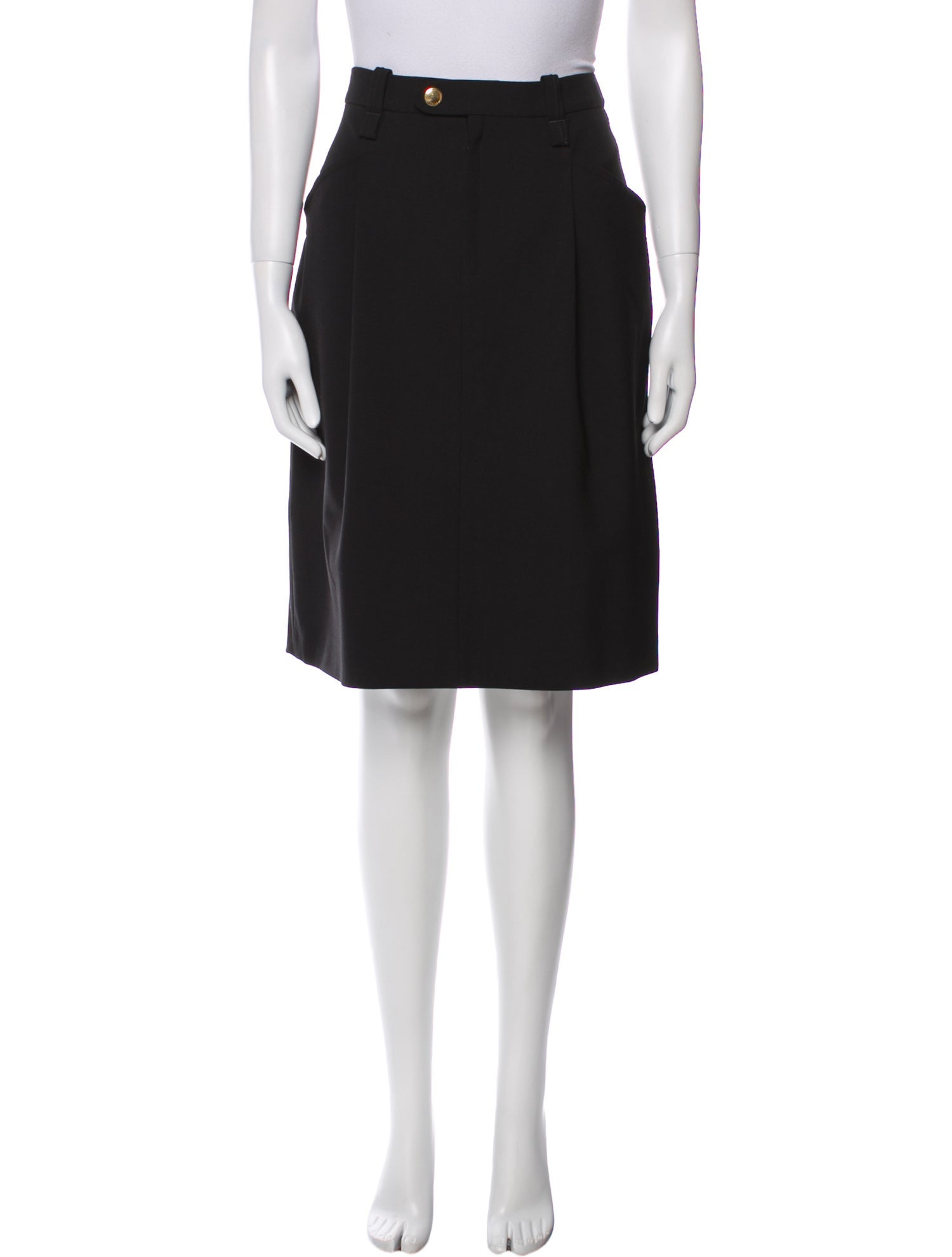 Chloé Virgin Wool Knee-Length Skirt