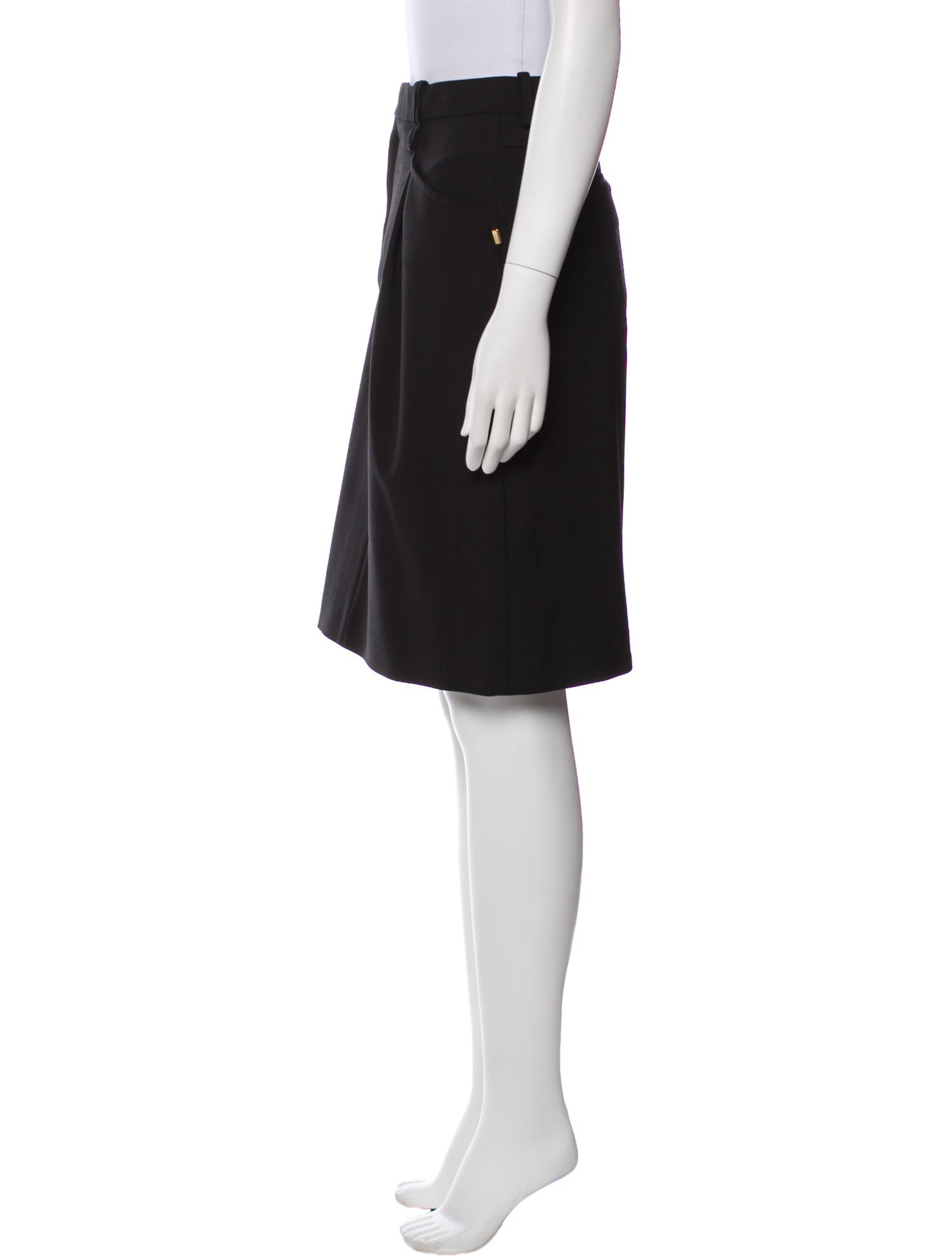 Chloé Virgin Wool Knee-Length Skirt