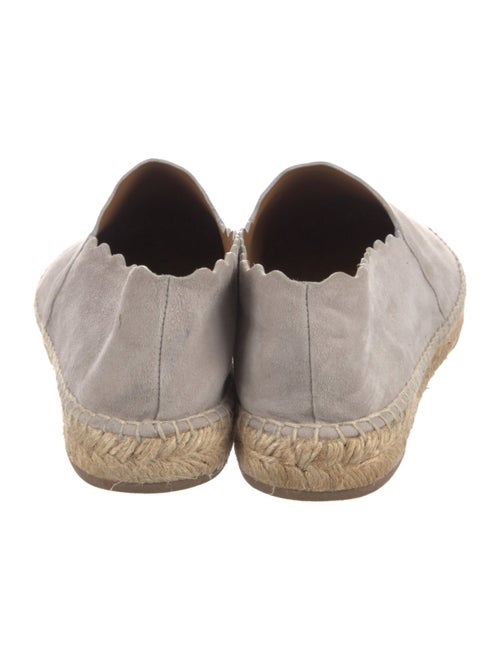 Chloé Suede Scalloped Accent Espadrilles