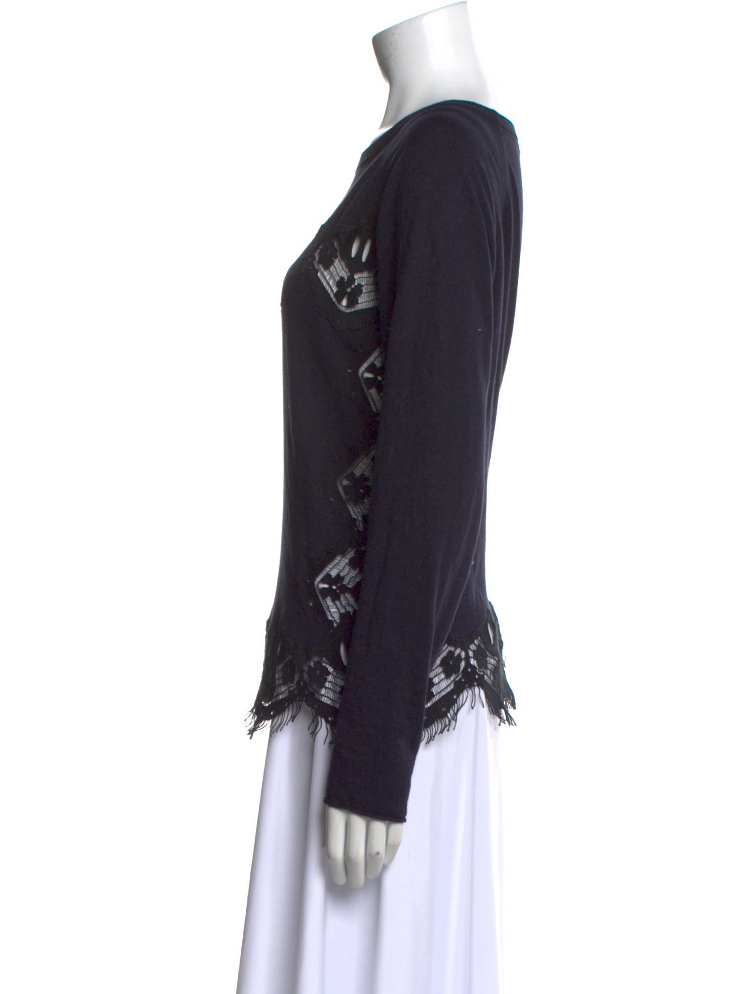 Chloé Graphic Print Scoop Neck Sweatshirt