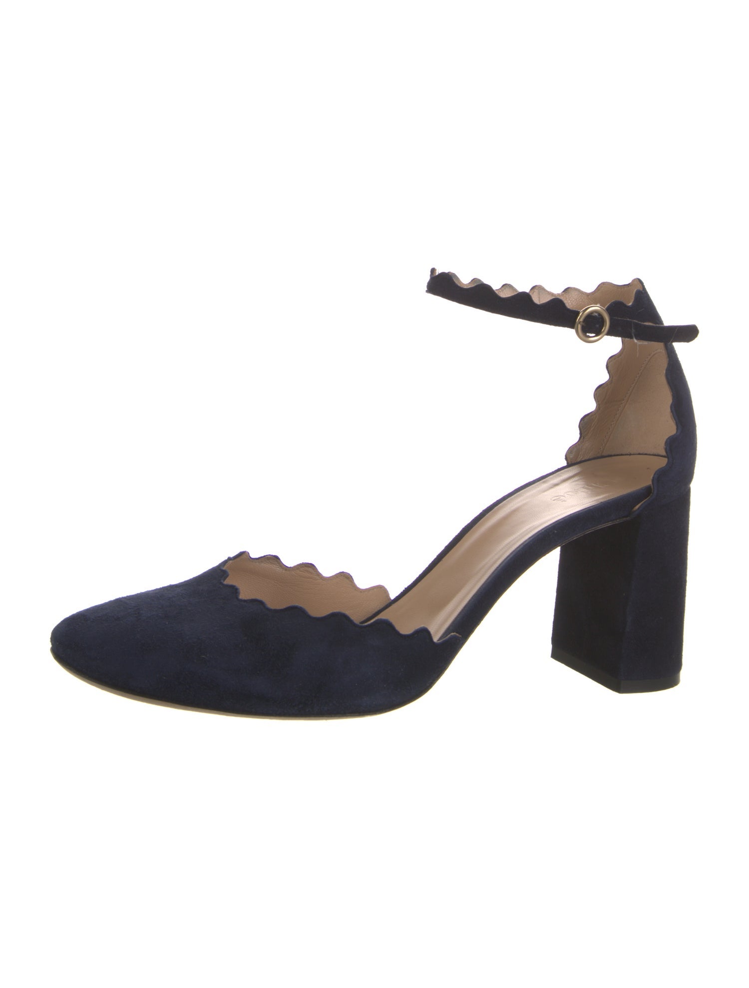 Chloé Lauren Suede D'Orsay Pumps