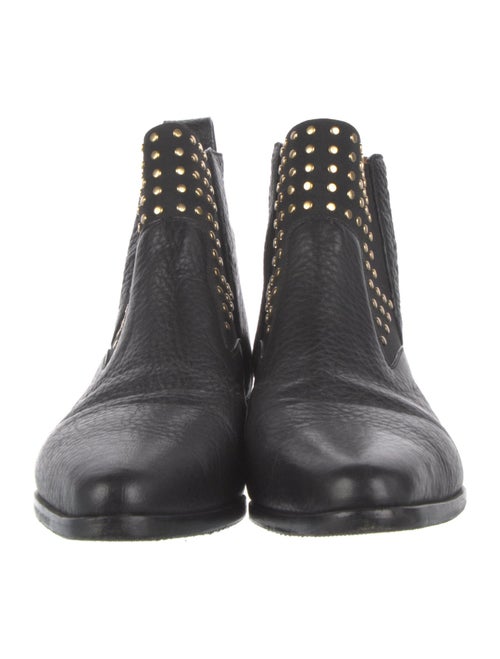 Chloé Leather Studded Accents Chelsea Boots