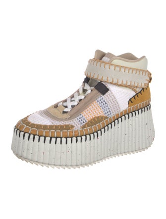 Chloé Colorblock Pattern Sneakers