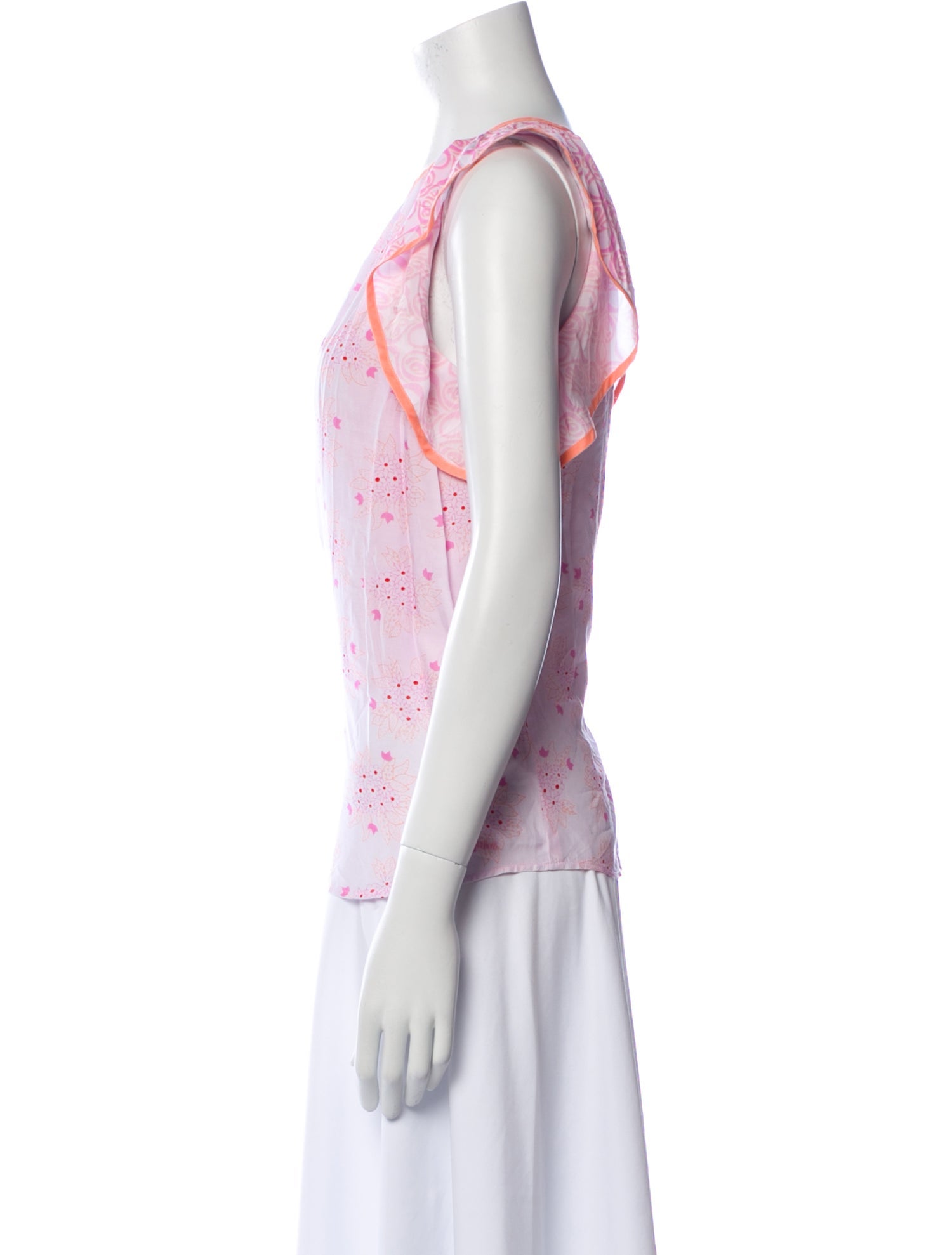 Chloé Girls' Printed Sleeveless Top