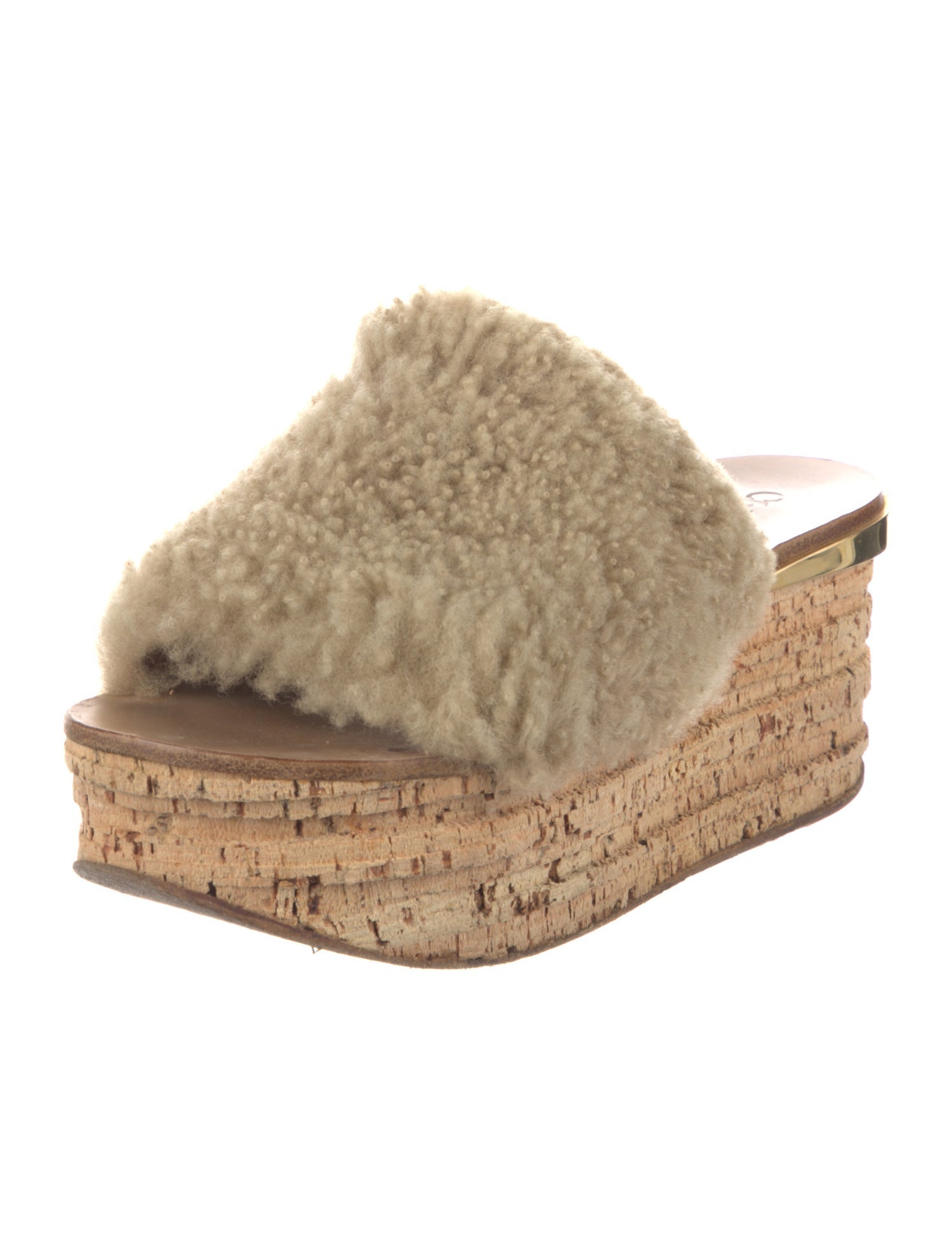 Chloé Shearling Mules