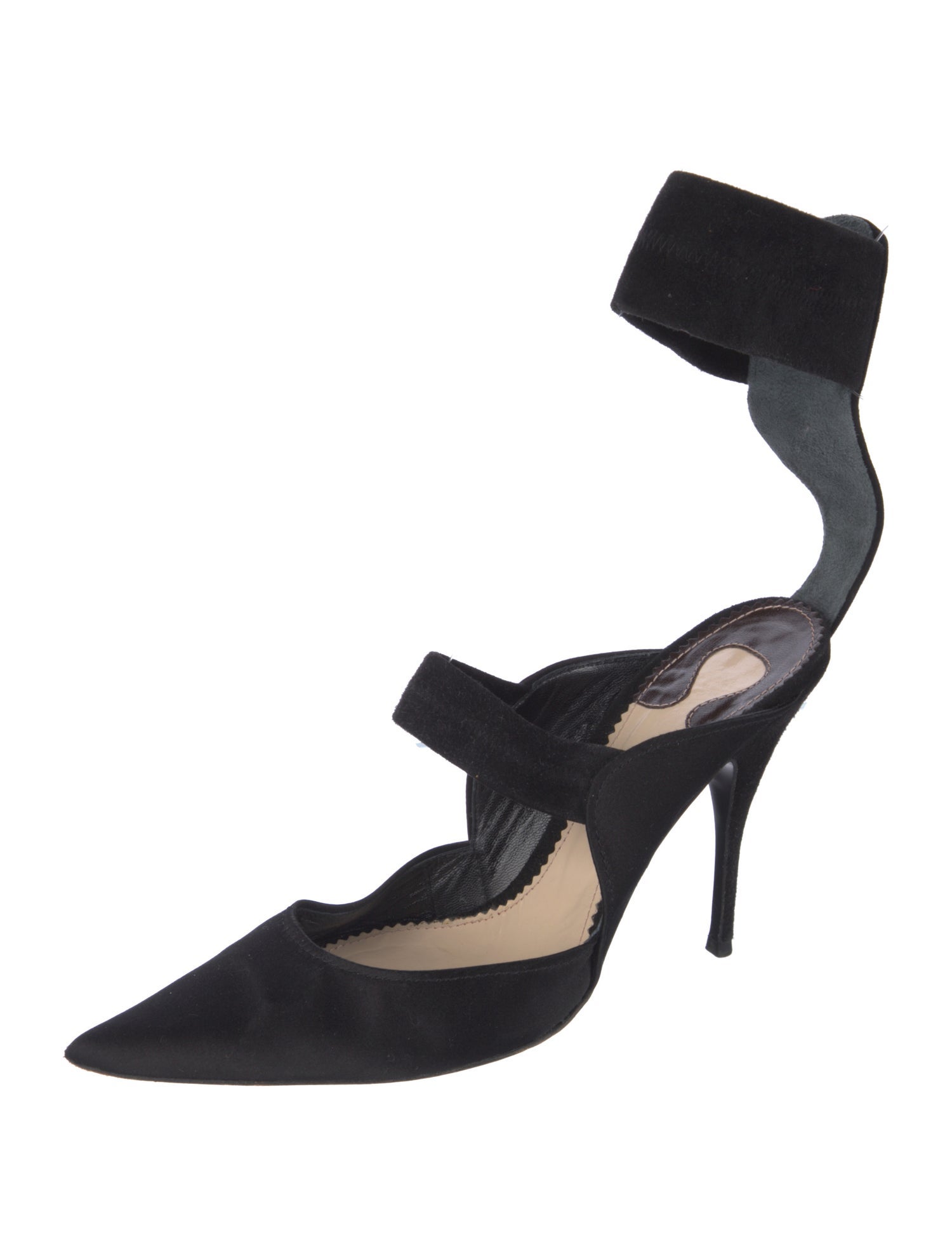 Chloé Suede Slingback Pumps