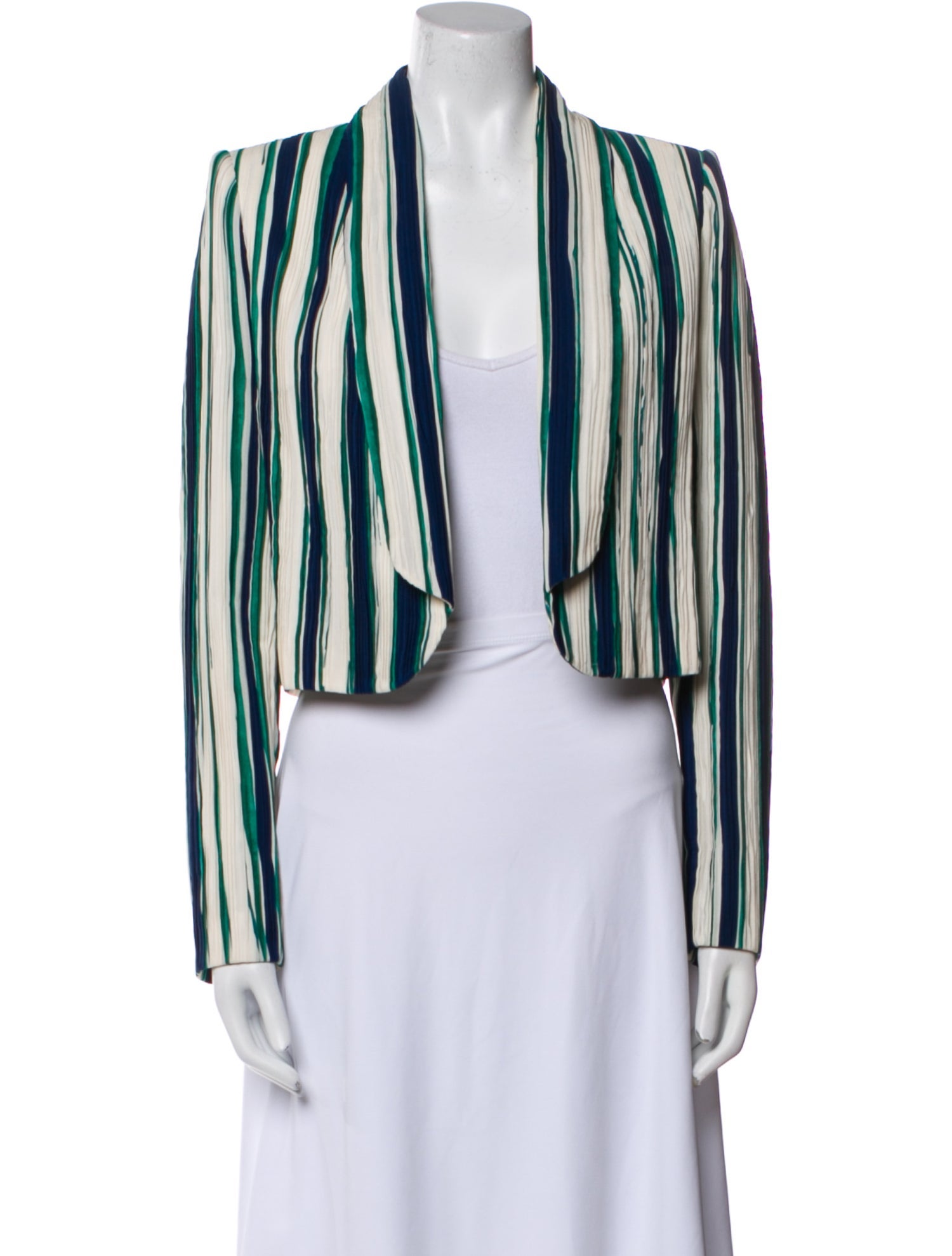 Chloé Silk Striped Blazer