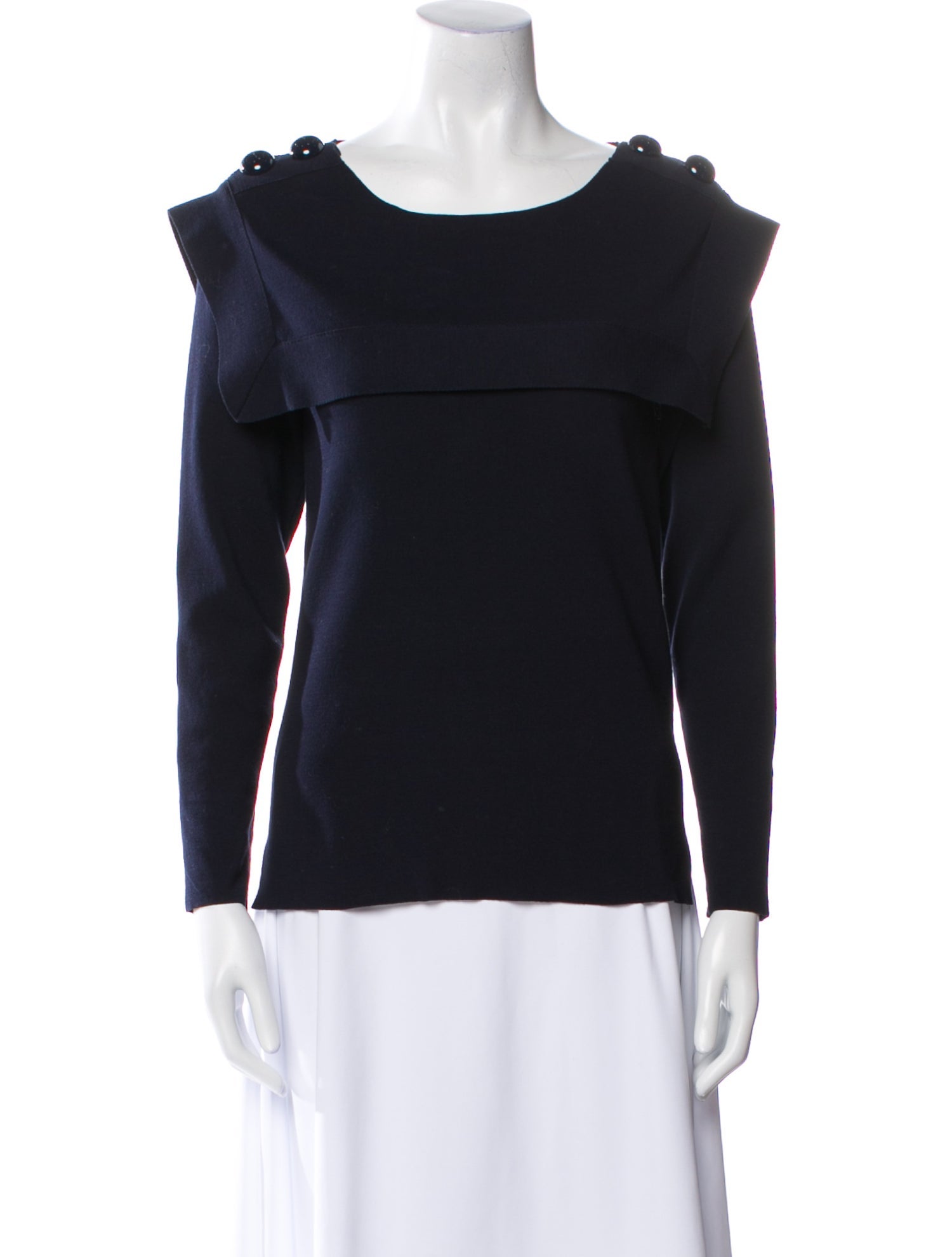 Chloé Bateau Neckline Long Sleeve Sweatshirt