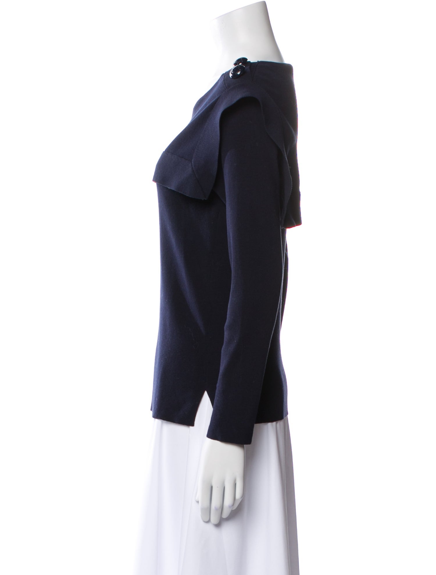 Chloé Bateau Neckline Long Sleeve Sweatshirt