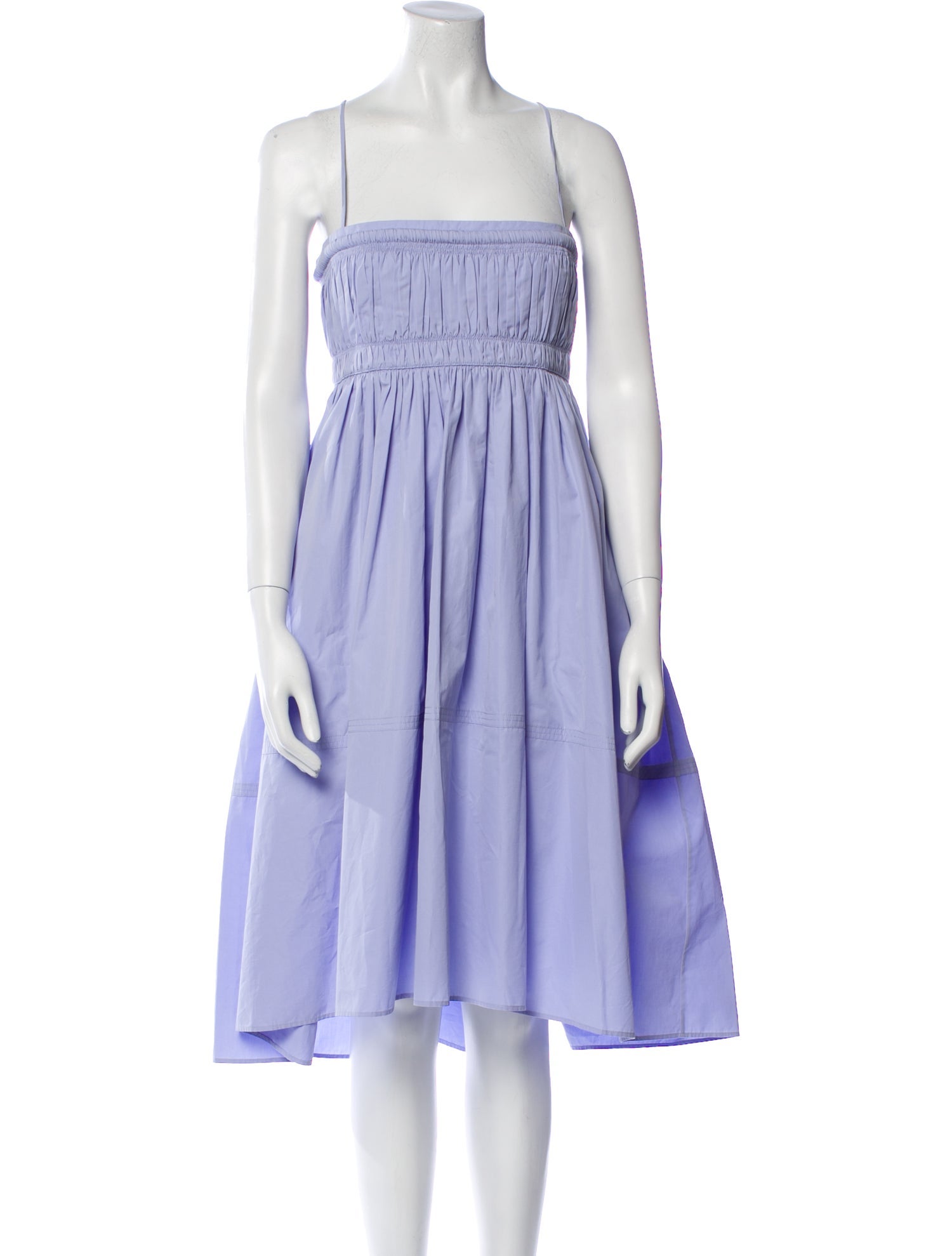 Chloé Square Neckline Midi Length Dress