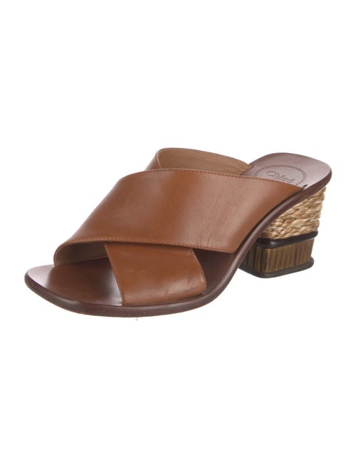 Chloé Leather Slides