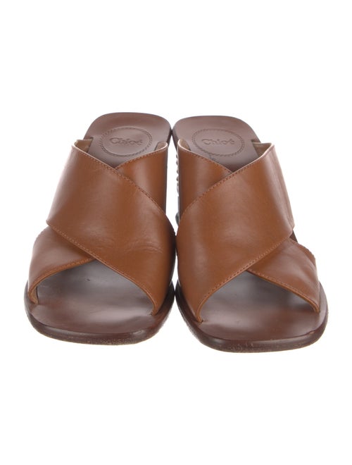 Chloé Leather Slides