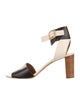 Chloé Leather Colorblock Pattern Sandals
