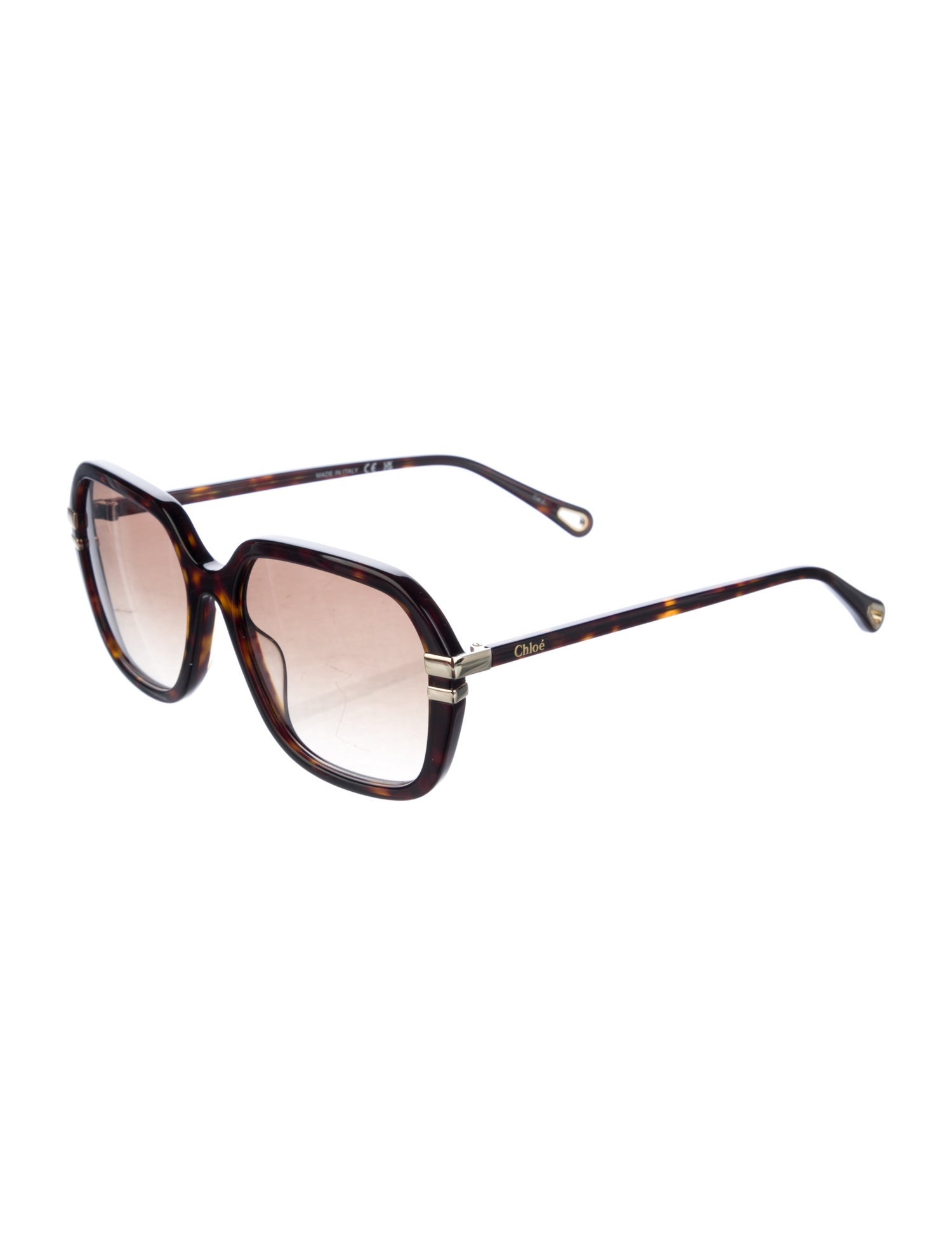 Chloé Oversize Mirrored Sunglasses w/ Tags