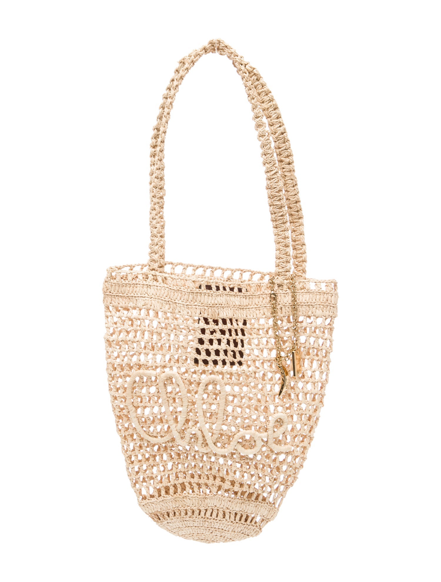 Chloé Raffia Bucket Bag