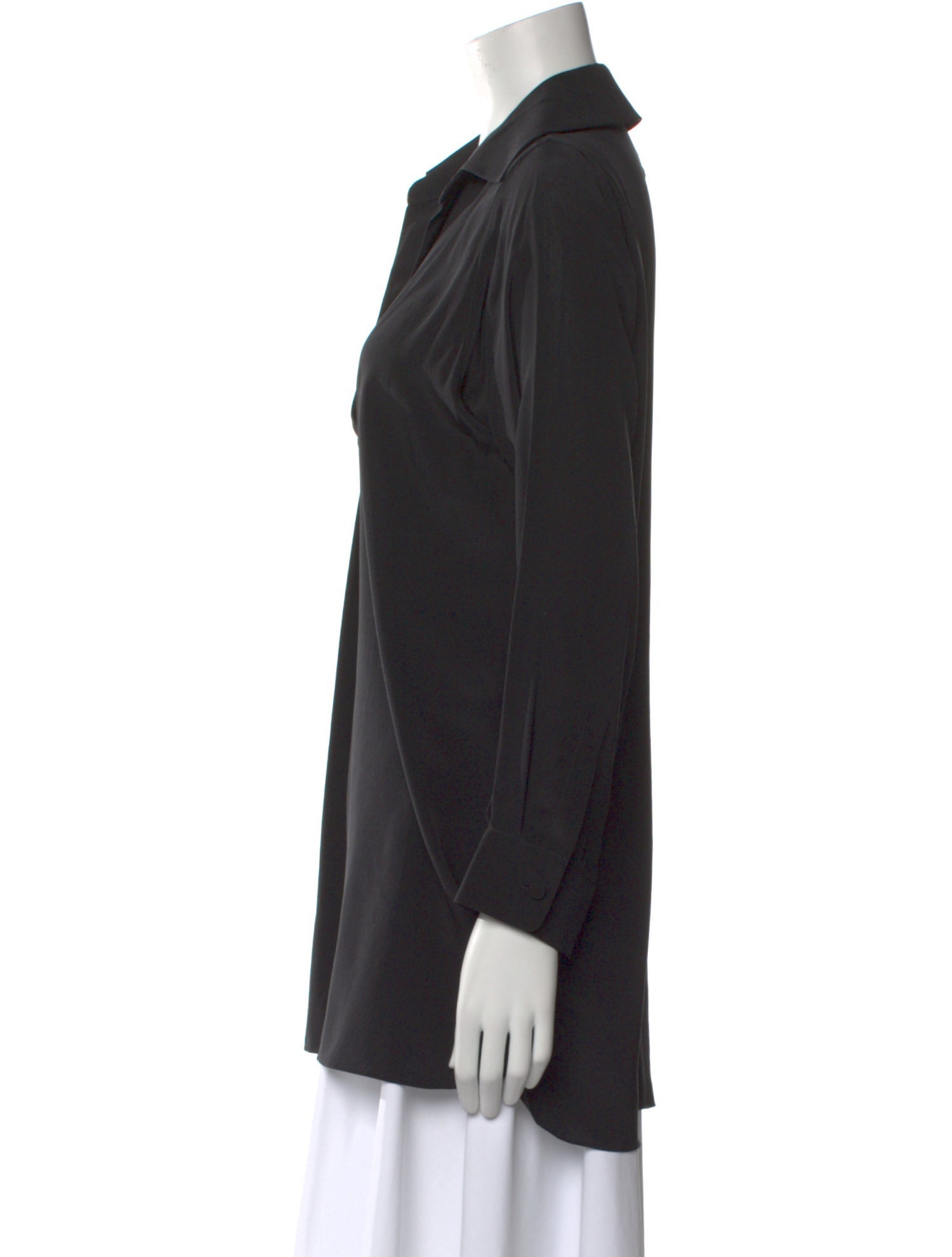 Chloé Silk V-Neck Tunic