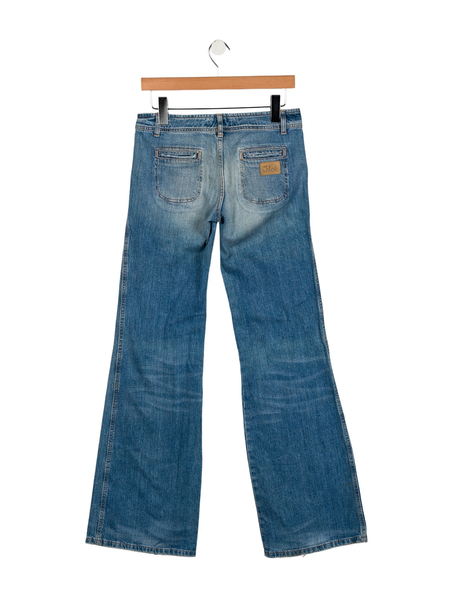 Chloé Low-Rise Straight Leg Jeans