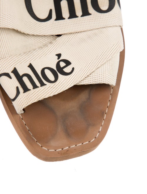Chloé Canvas Printed Slides