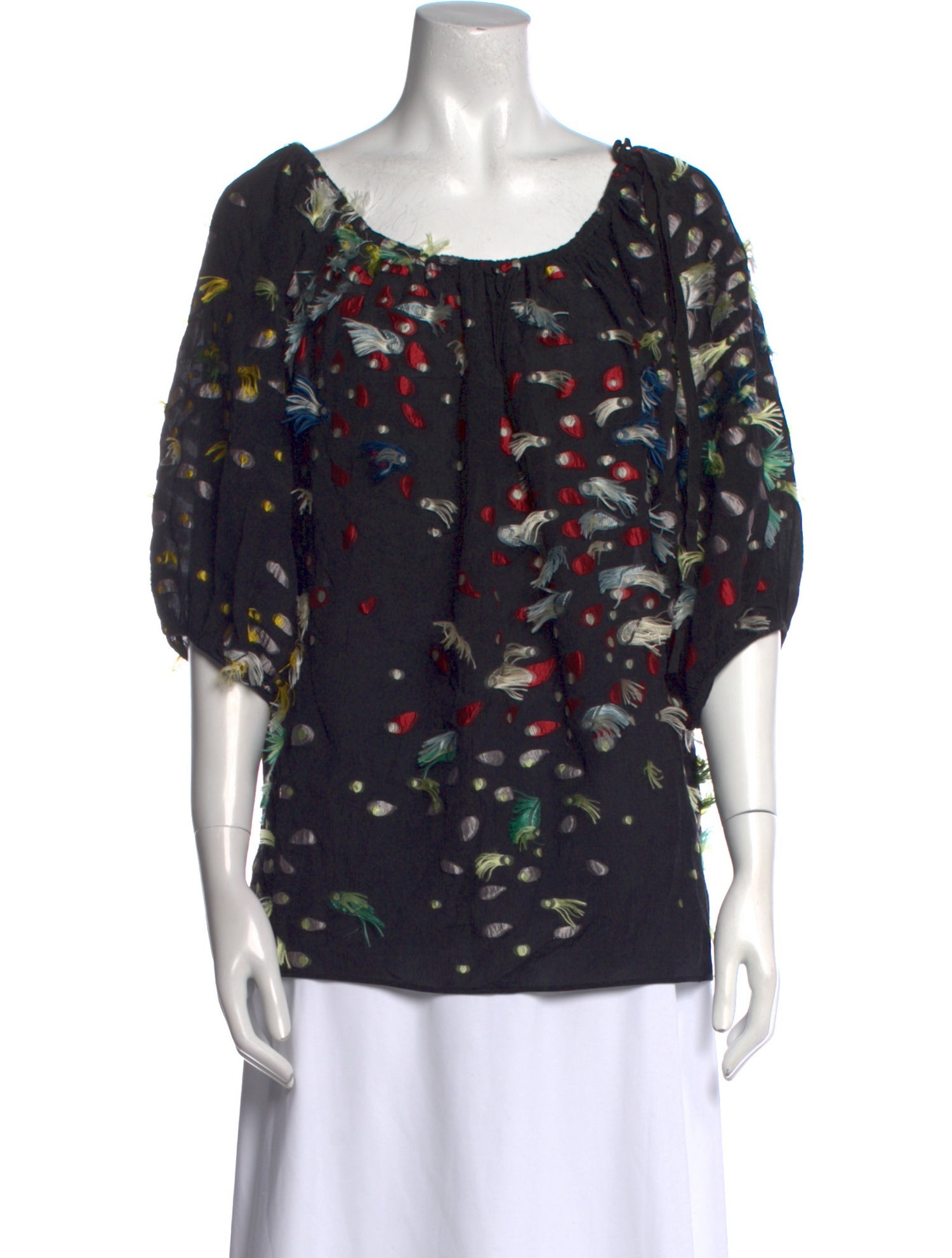 Chloé Silk Floral Print Blouse