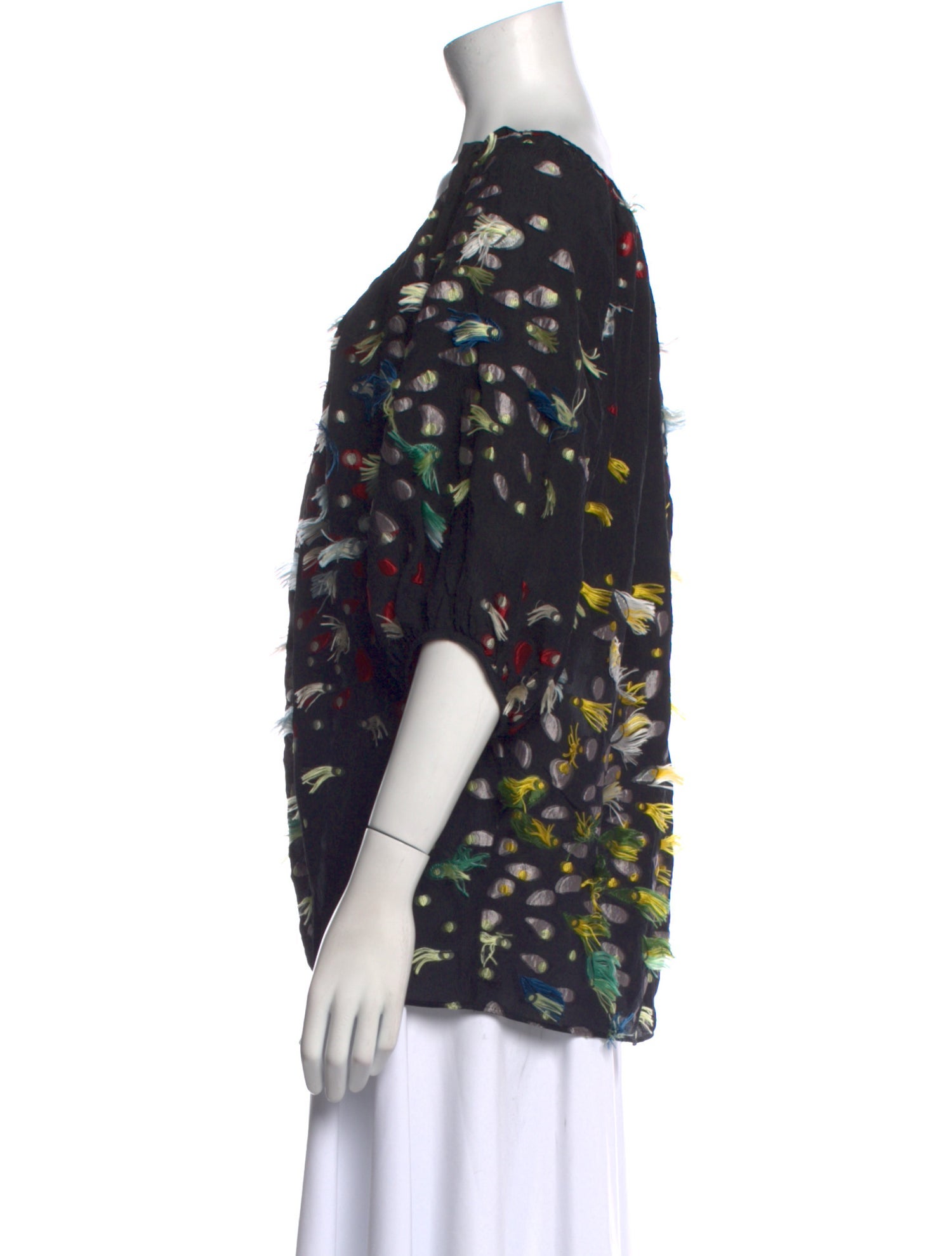 Chloé Silk Floral Print Blouse