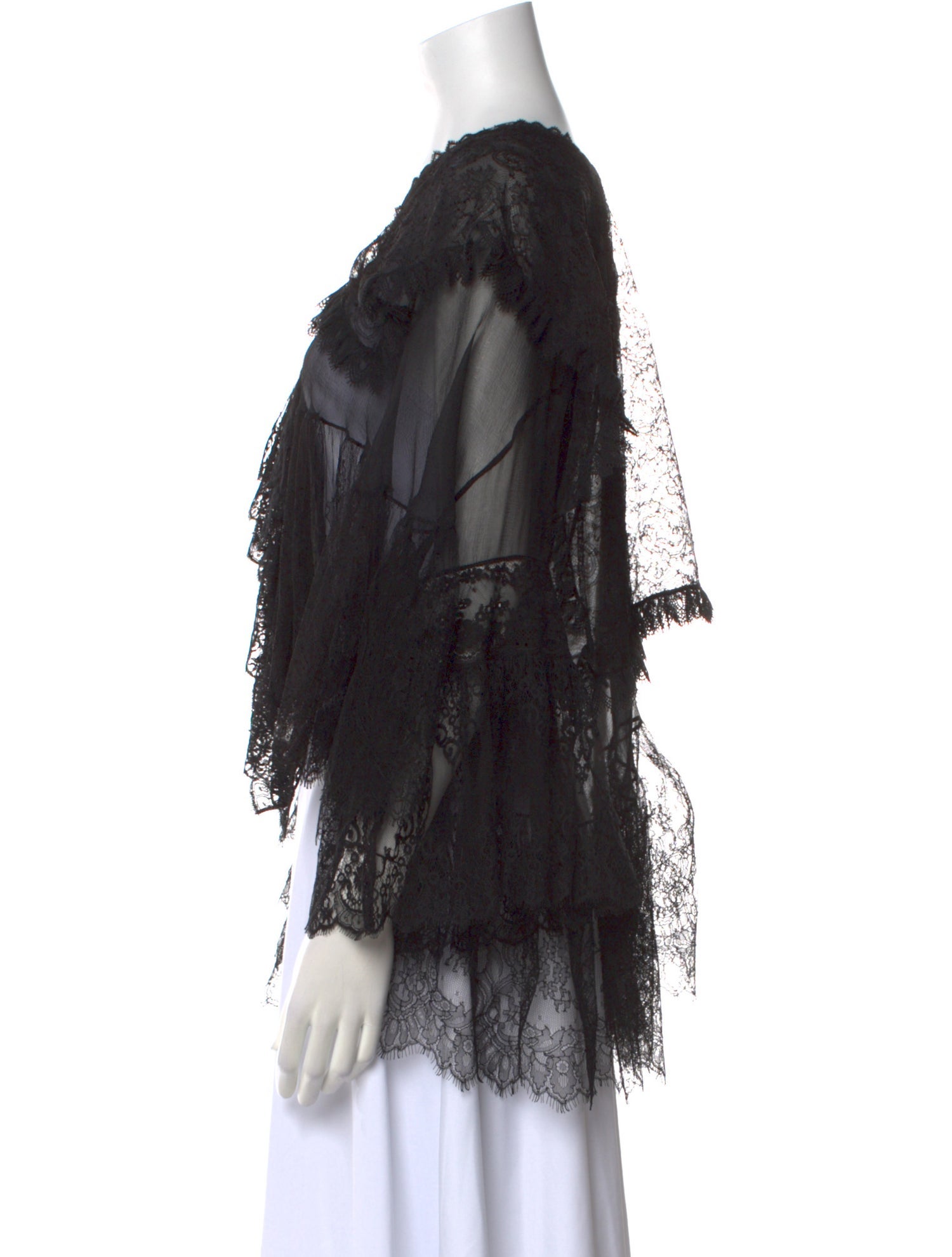 Chloé Silk V-Neck Blouse