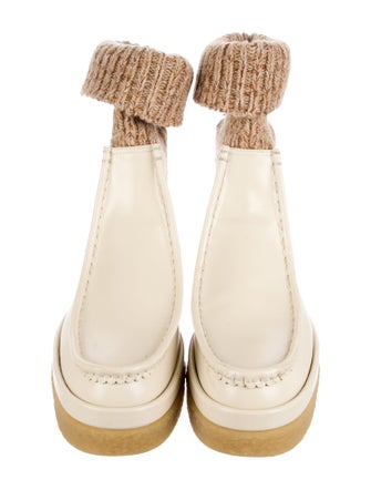 Chloé Leather Sock Boots
