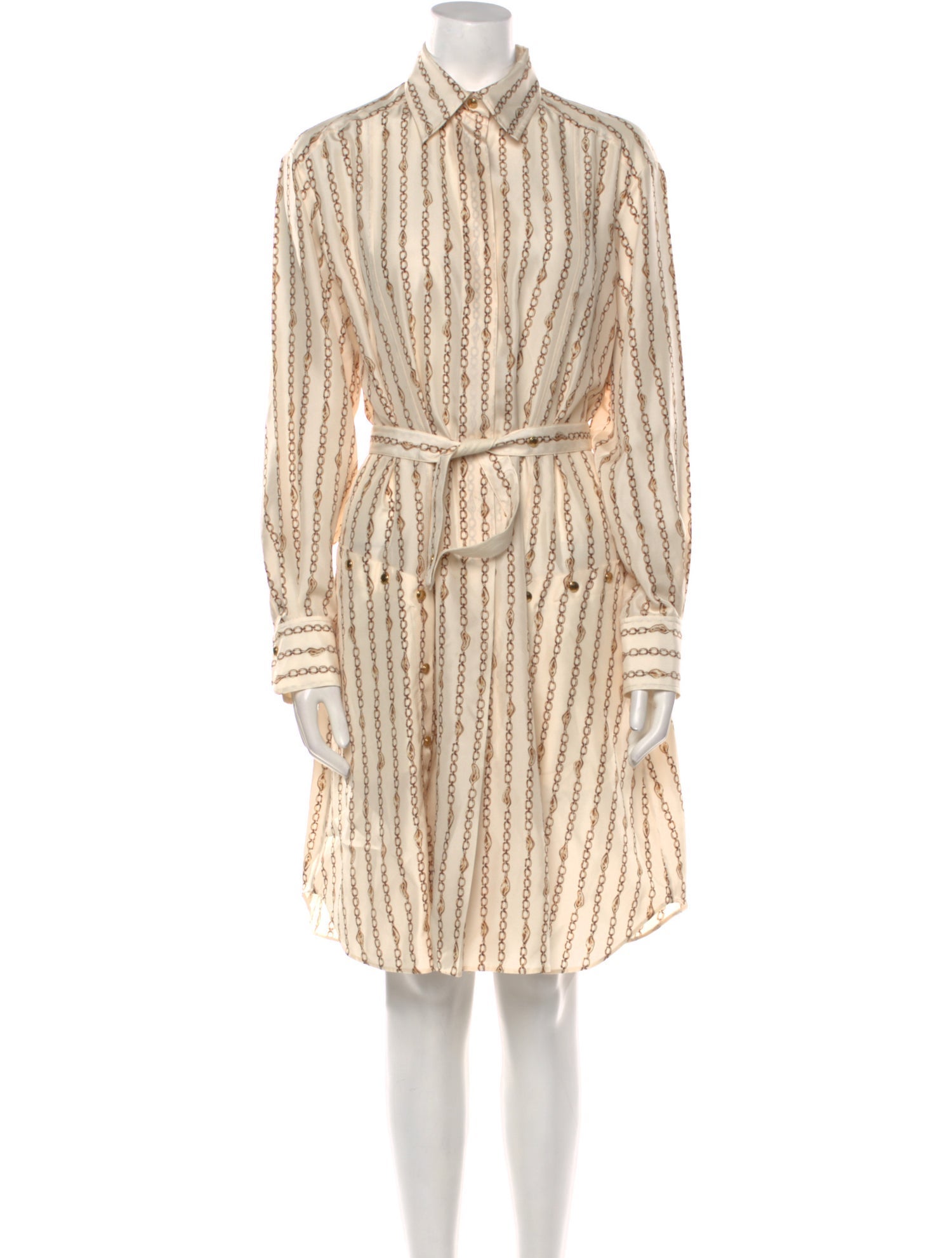 Chloé Silk Knee-Length Dress