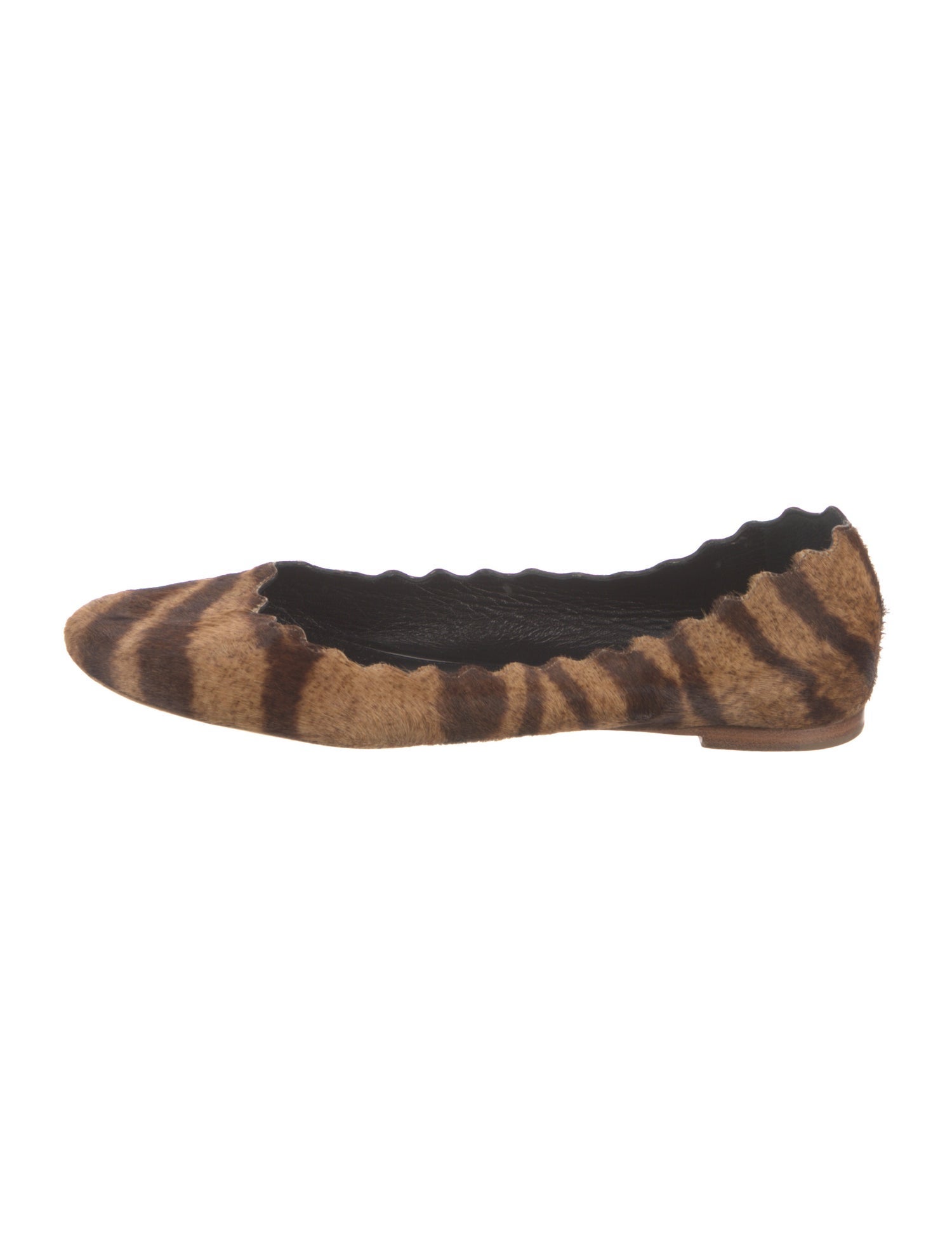 Chloé Ponyhair Animal Print Flats