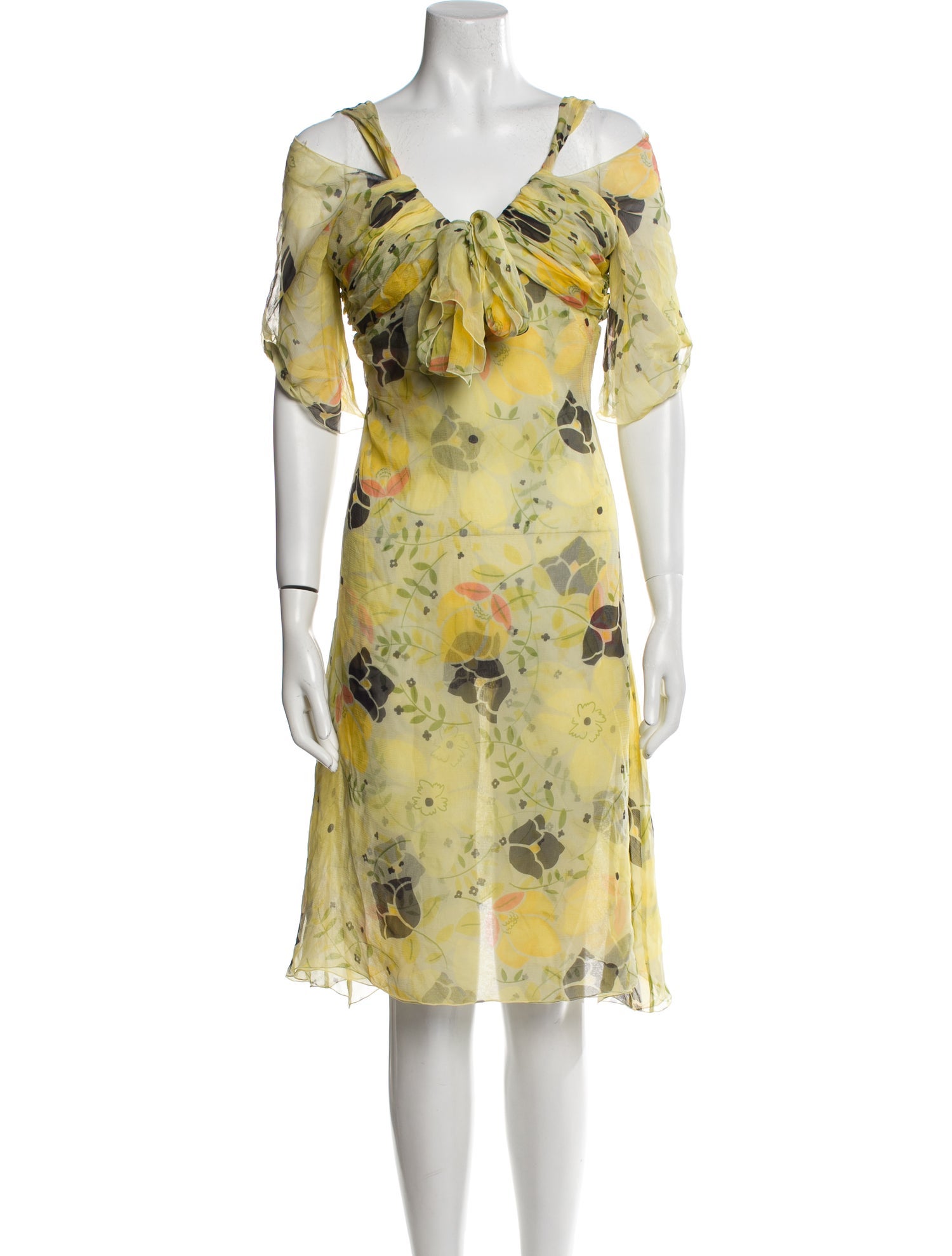 Chloé Silk Midi Length Dress