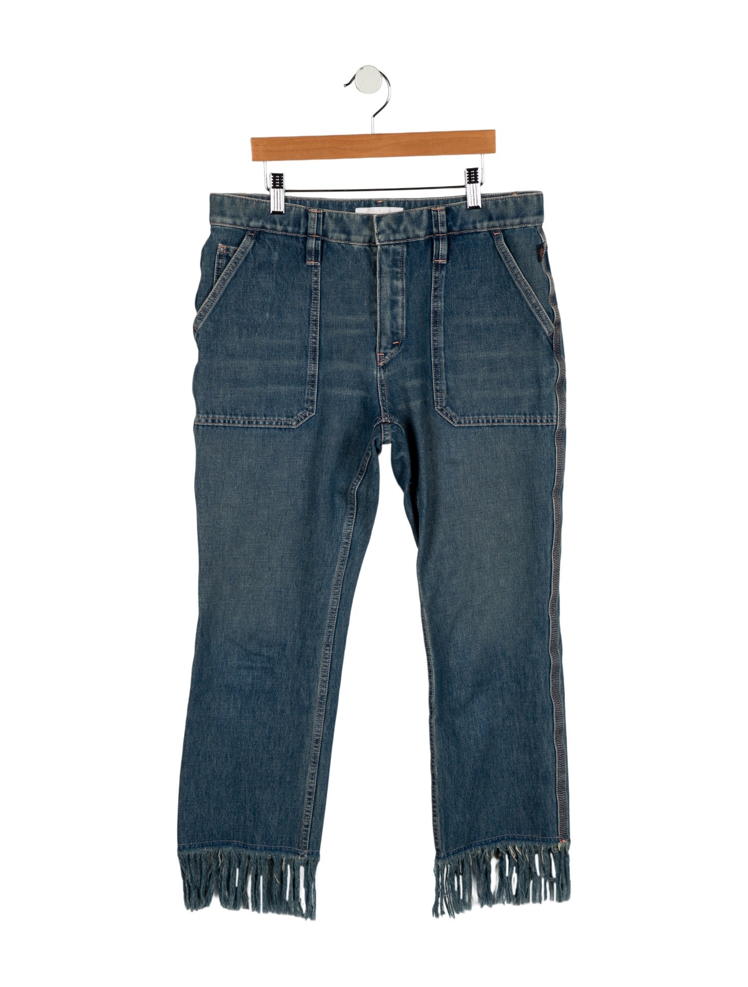 Chloé High-Rise Straight Leg Jeans