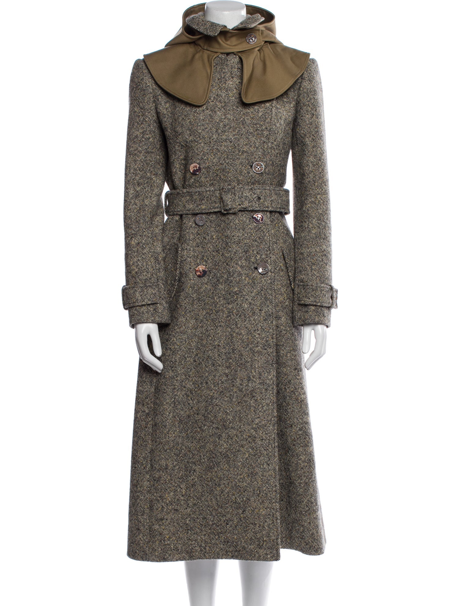 Chloé Virgin Wool Printed Coat