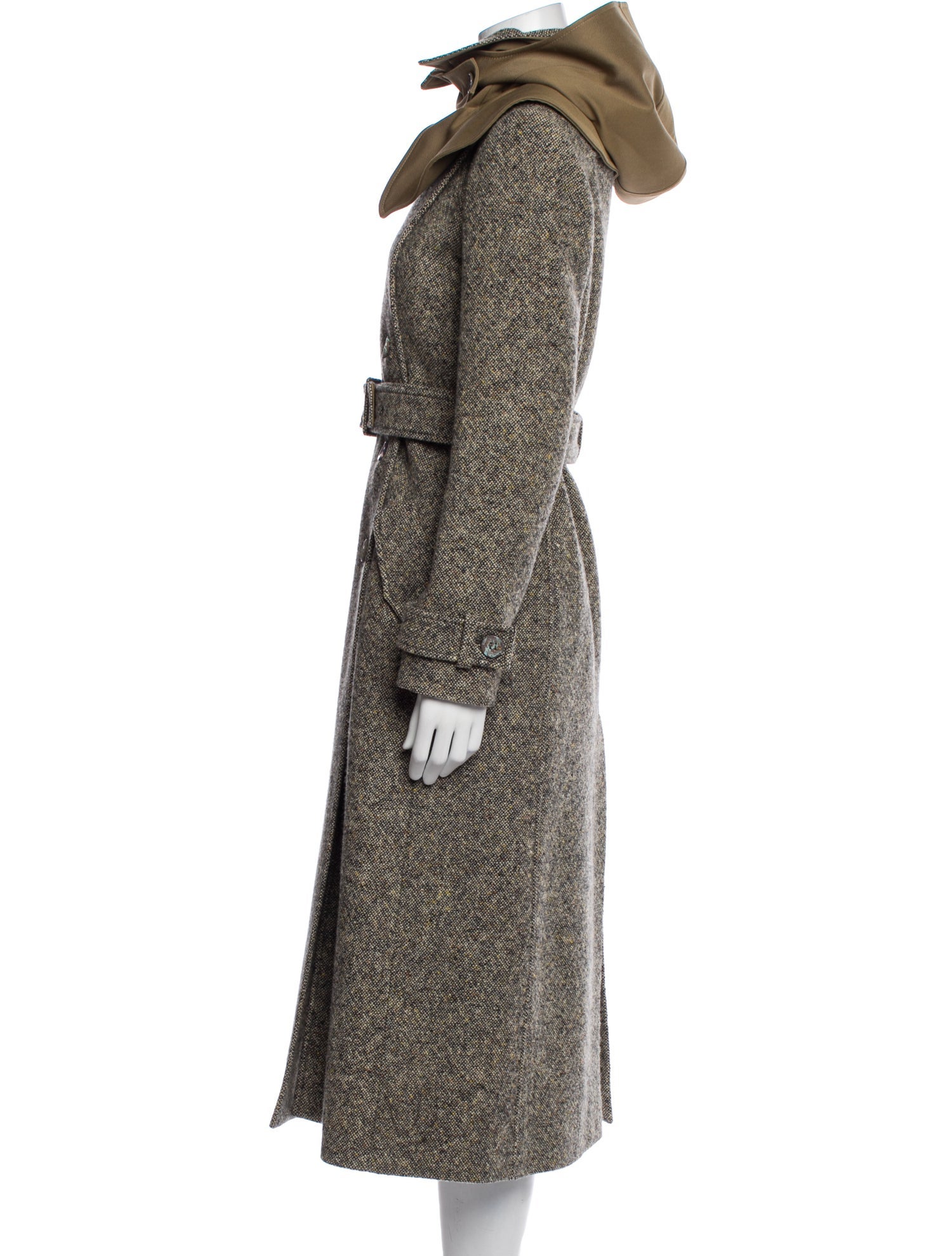 Chloé Virgin Wool Printed Coat
