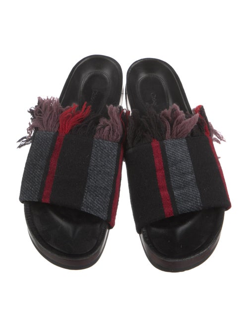 Chloé Wool Printed Slides