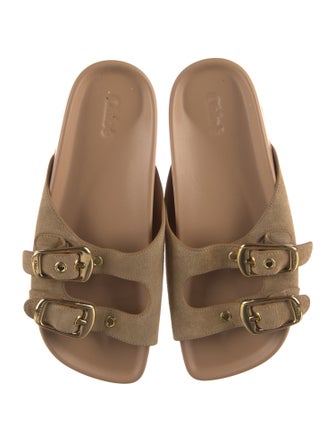 Chloé Suede Slides