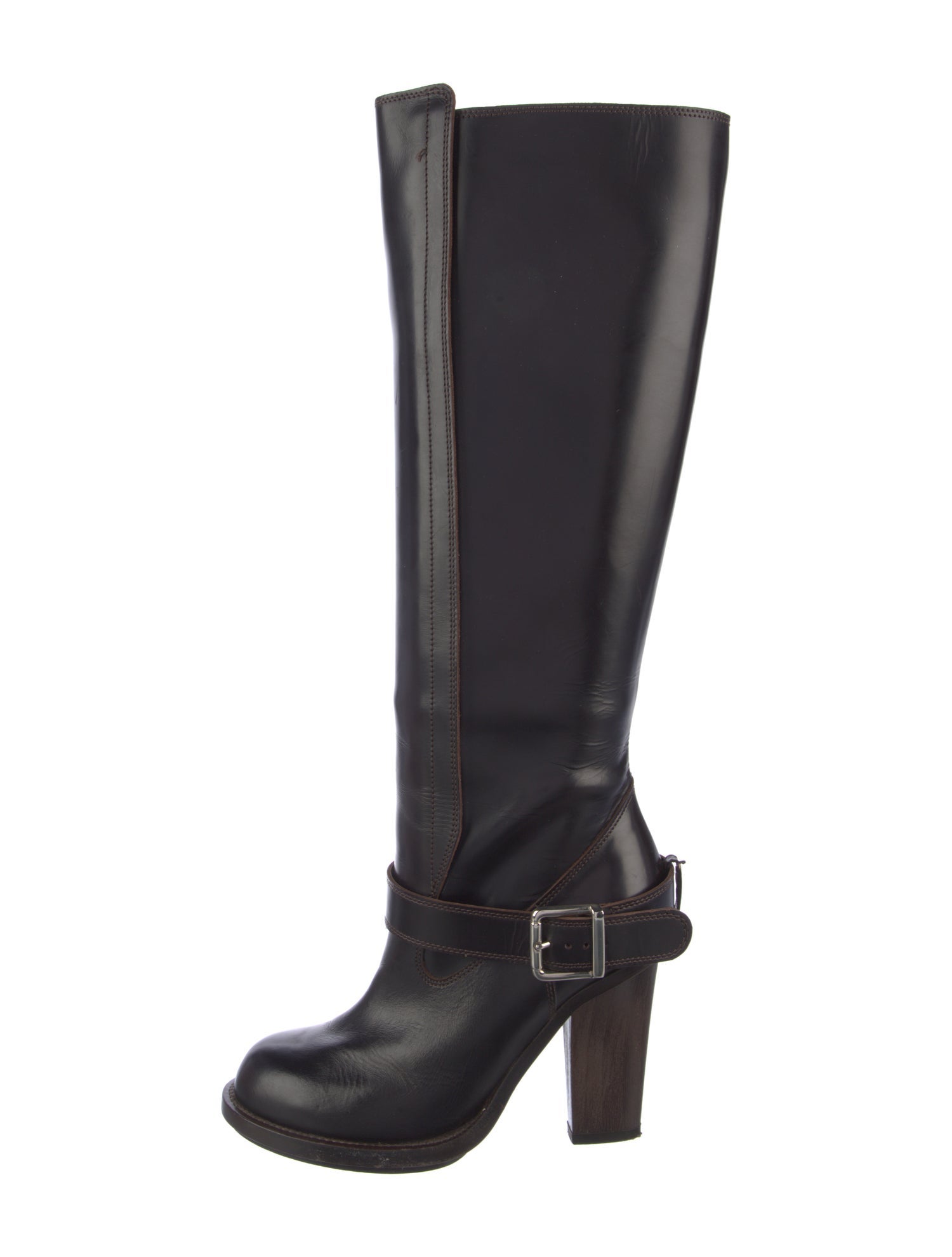 Chloé Leather Riding Boots