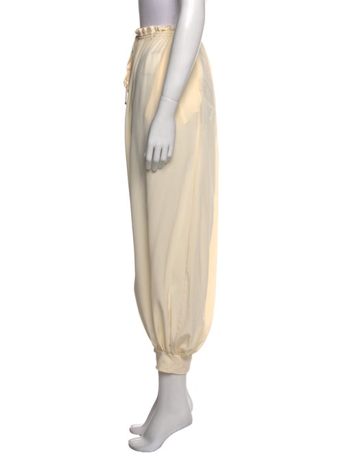 Chloé Silk Straight Leg Pants